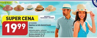 ALDI UP2FASHION Kapelusz na lato damski/męski oferta