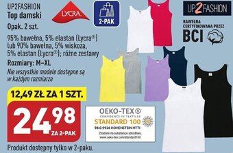 ALDI UP2FASHION Top damski 2 szt. oferta