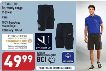 ALDI STRAIGHT UP Bermudy cargo męskie oferta