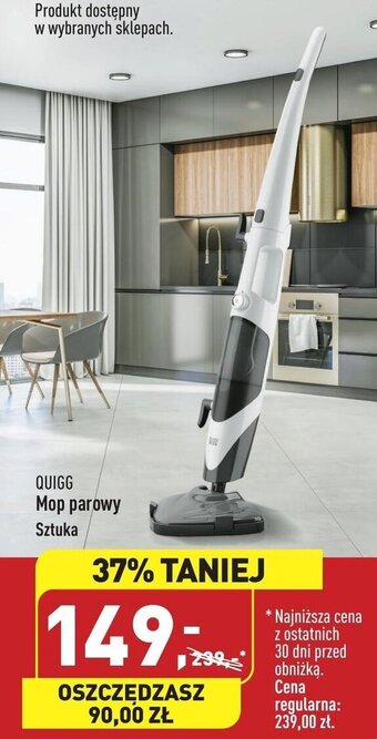 ALDI QUIGG Mop parowy oferta