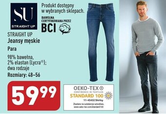 ALDI STRAIGHT UP Jeansy męskie oferta