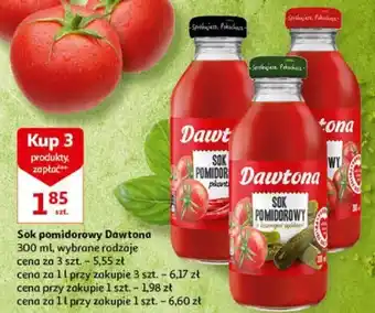 Auchan Dawtona Sok pomidorowy 300 ml oferta