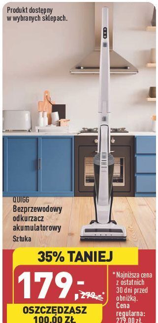 ALDI Odkurzacz bezprzewodowy quigg oferta
