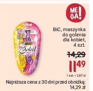 Rossmann Maszynka do golenia colour bic miss soleil oferta