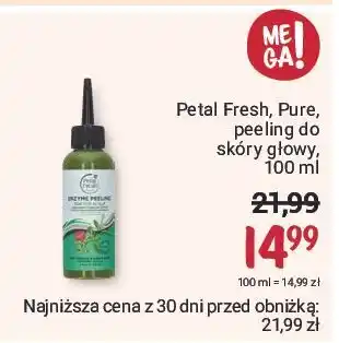 Rossmann Peeling do skóry głowy petal fresh pure oferta