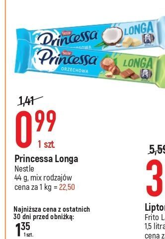 E.Leclerc Wafelek kokosowy princessa longa oferta