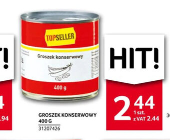 Selgros Groszek konserwowy 400g oferta