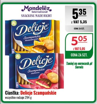 Eurocash Ciastka: Delicje Szampańskie 294 g oferta
