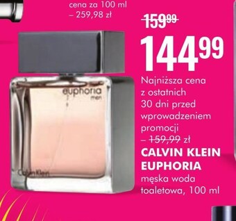 SuperPharm Woda toaletowa dla mężczyzn calvin klein oferta
