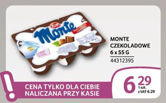 Selgros MONTE CZEKOLADOWE 6 x 55 G oferta