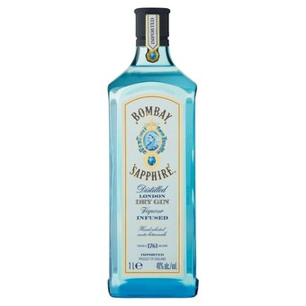Kaufland Bombay sapphire london dry gin 1000 ml oferta
