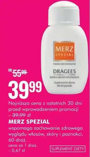 SuperPharm Odżywka do włosów merz spezial oferta