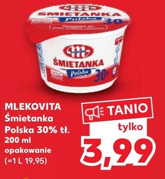 Kaufland Śmietanka mlekovita oferta