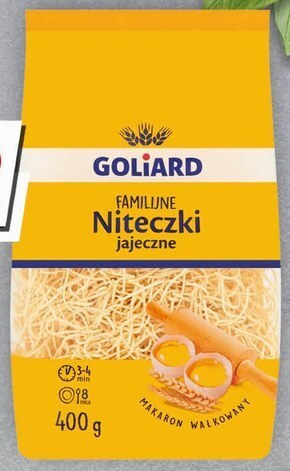 Groszek Goliard makaron familijny niteczki jajeczne 400 g oferta