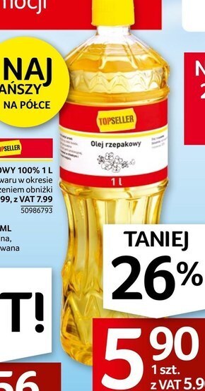 Selgros Olej top seller oferta