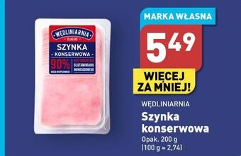 ALDI Szynka konserwowa wędliniarnia classic oferta