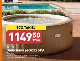 ALDI Jacuzzi dmuchane purespa jet & bubble deluxe intex oferta