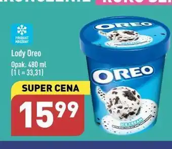 ALDI Lody z kawałkami ciastek oreo ice cream oferta