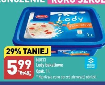 ALDI Lody bakaliowe mucci oferta