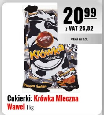 Eurocash Cukierki: Krówka Mleczna Wawel 1kg oferta