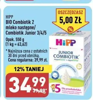 ALDI Mleko 3 hipp junior combiotik oferta