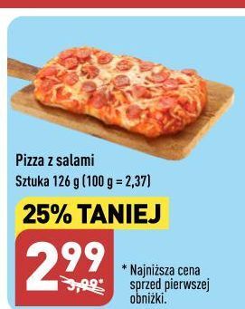 ALDI Pizza z salami oferta