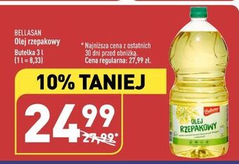 ALDI Olej rzepakowy bellasan oferta