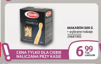 Selgros Barilla MAKARON 500 G oferta