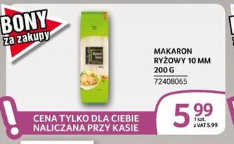 Selgros MAKARON RYŻOWY 10 MM 200 G oferta
