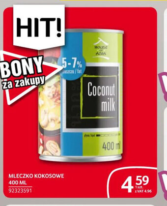 Selgros MLECZKO KOKOSOWE 400 ML oferta