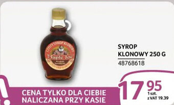 Selgros SYROP KLONOWY 250 G oferta