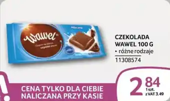 Selgros WAWEL CZEKOLADA 100 G oferta