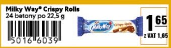 Eurocash Milky Way Crispy Rolls 24 batony po 22,5 g oferta