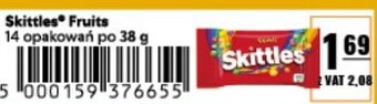 Eurocash Skittles Fruits 38g oferta