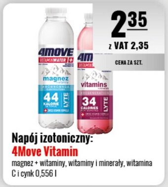 Eurocash Napój izotoniczny: 4Move Vitamin 0.556l oferta