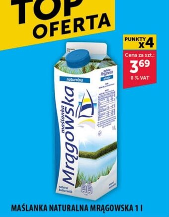 Eurocash MAŚLANKA NATURALNA MRĄGOWSKA 1 l oferta