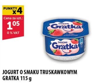 Eurocash JOGURT O SMAKU TRUSKAWKOWYM GRATKA 115 g oferta