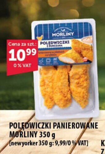 Eurocash POLĘDWICZKI PANIEROWANE MORLINY 350 g oferta