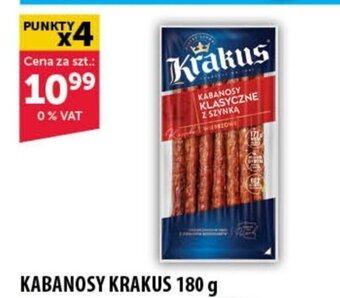 Eurocash KABANOSY KRAKUS 180 g oferta