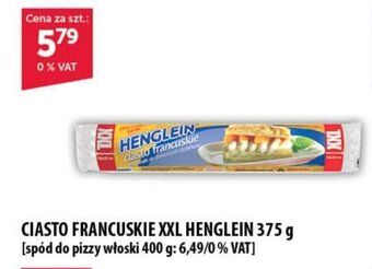 Eurocash CIASTO FRANCUSKIE XXL HENGLEIN 375 g oferta