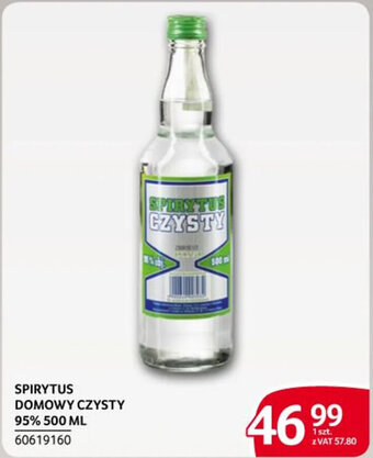 SPIRYTUS DOMOWY CZYSTY 95% 500 ML