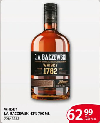 Selgros WHISKY J.A. BACZEWSKI 43% 700 ML oferta