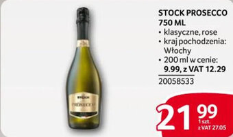 Selgros STOCK PROSECCO 750ML oferta