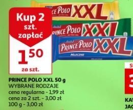 Auchan Wafelek classic prince polo xxl oferta