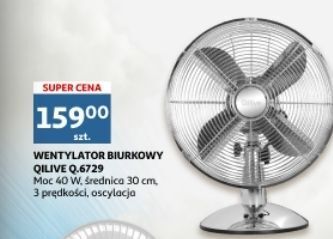 Auchan Wentylator biurkowy q.6729 qilive oferta