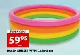 Auchan Basen sunset 168 x 46 cm oferta