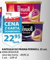 Auchan Kapsułki do prania kolorowego perwoll renew color oferta