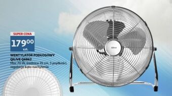 Auchan Wentylator podłogowy q.6862 qilive oferta
