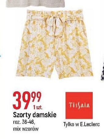 E.Leclerc Szorty damskie 36-46 tissaia oferta