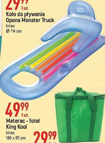 E.Leclerc Materac-fotel king kool 160 x 85 cm intex oferta